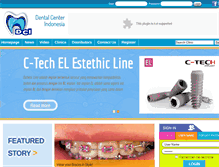 Tablet Screenshot of dentalindo.org